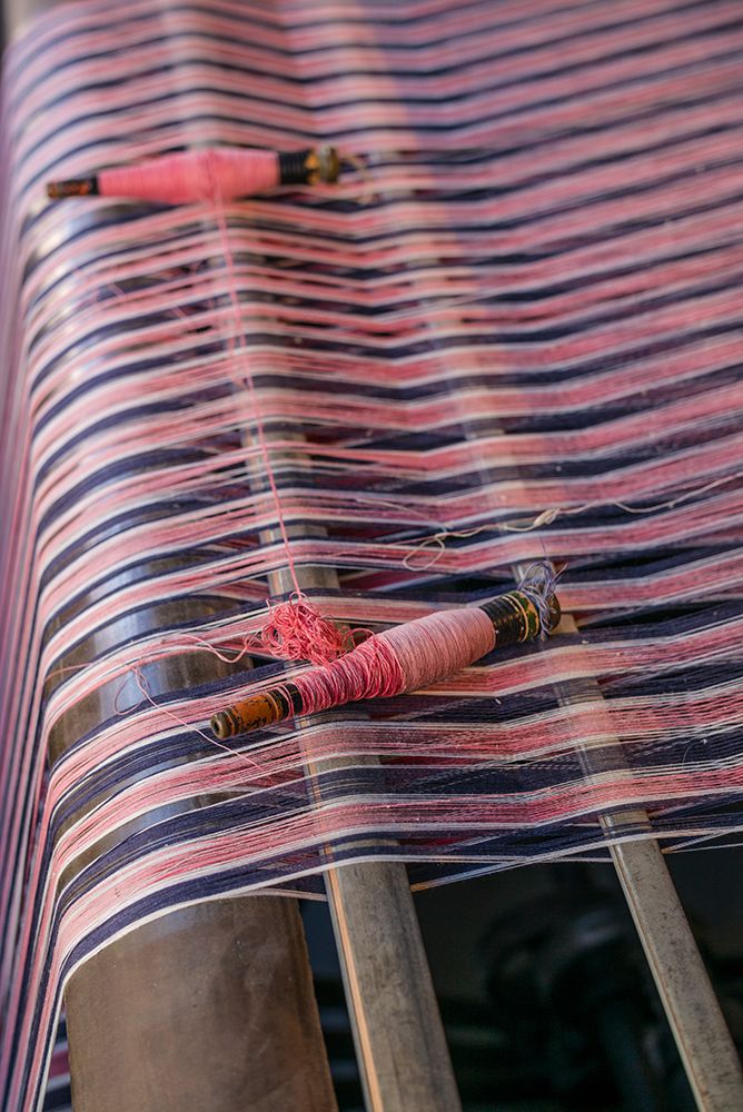 Sweden-Norrkoping-former mill town-cloth loom detail